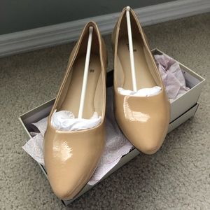 Bandolino Anezia Ballet Flats, Beige, Size 9M